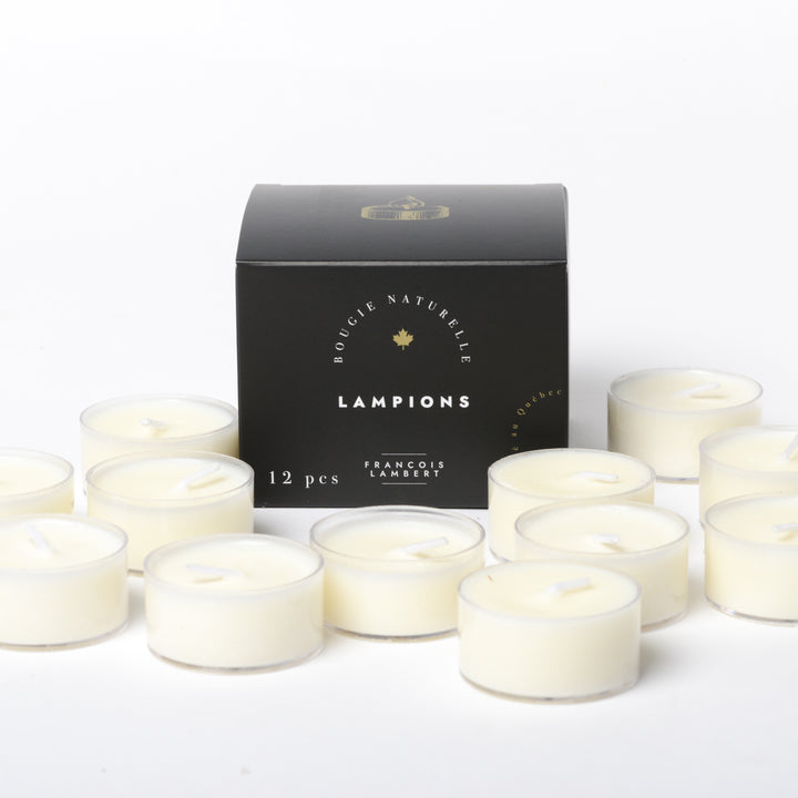 Box of 12 plain paper lanterns