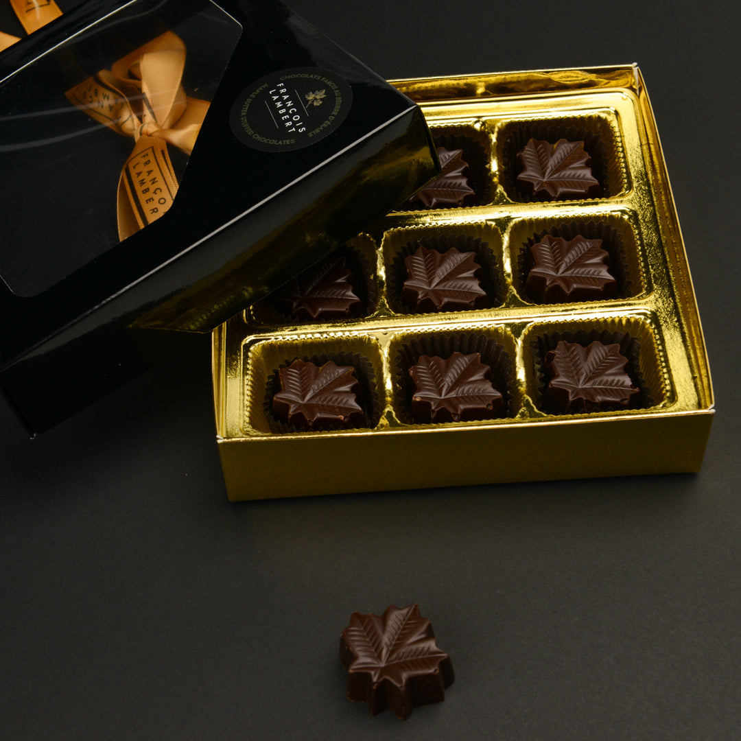 9 chocolats farcis au beurre d&