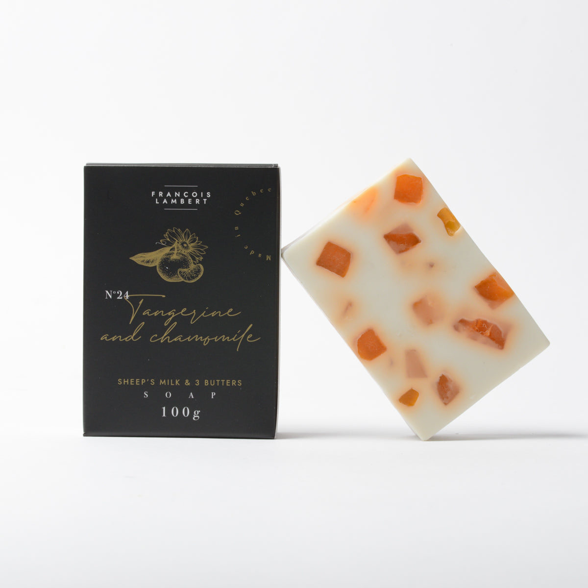 No. 24 Sheep's milk soap - Tangerine and chamomile