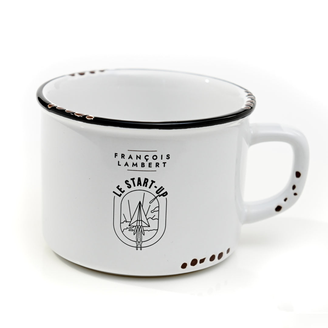 tasse en émail francois lambert start-up