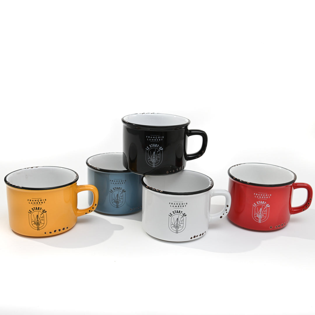 “The Start-Up” Enamel Mug