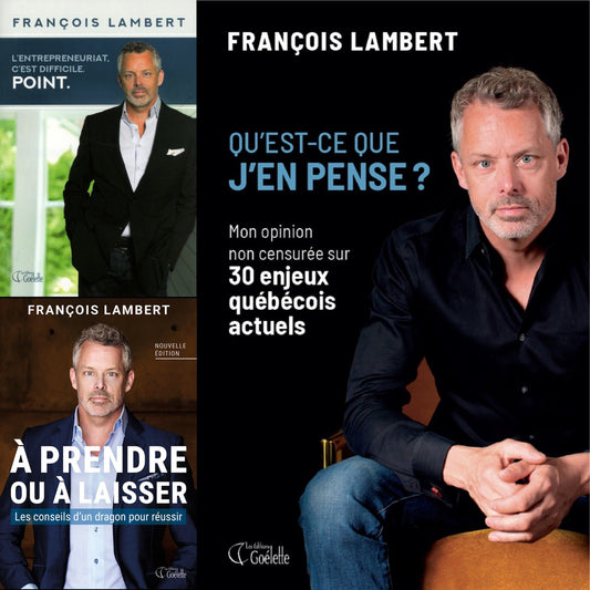 François Lambert 3 books package