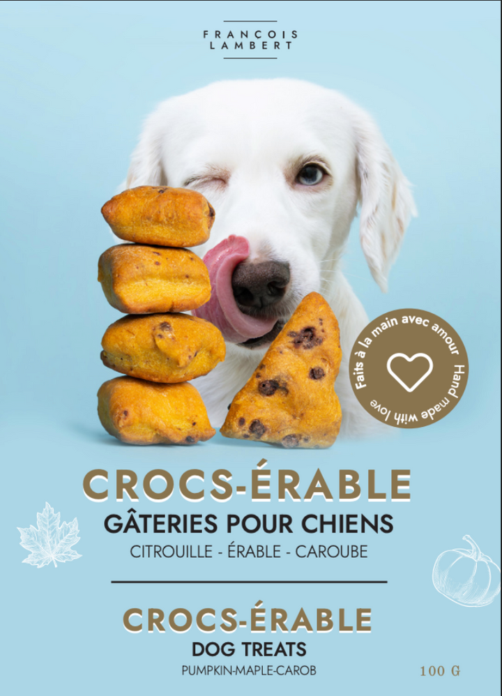 Biscuits pour Chien Naturels à la Citrouille et au Sirop d’Érable