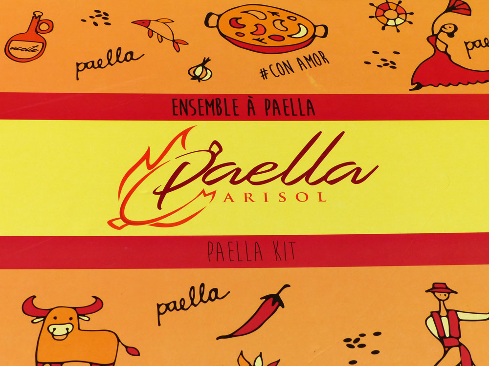 Paella set for 2 to 4 people - Chicken broth