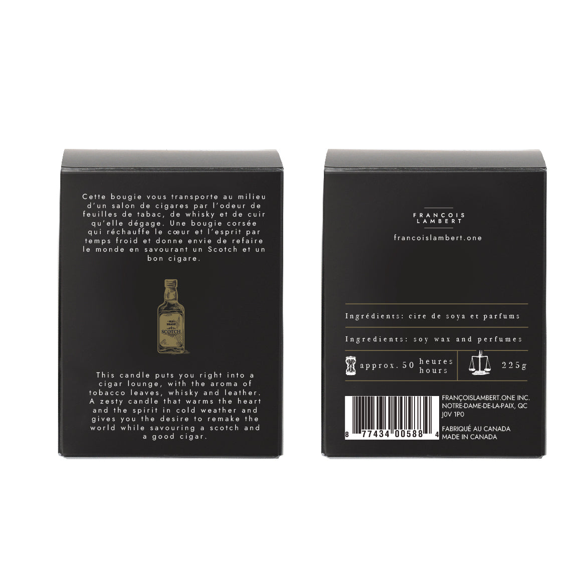 No.40 Scotch and Cigars - Cigar Soy Candle