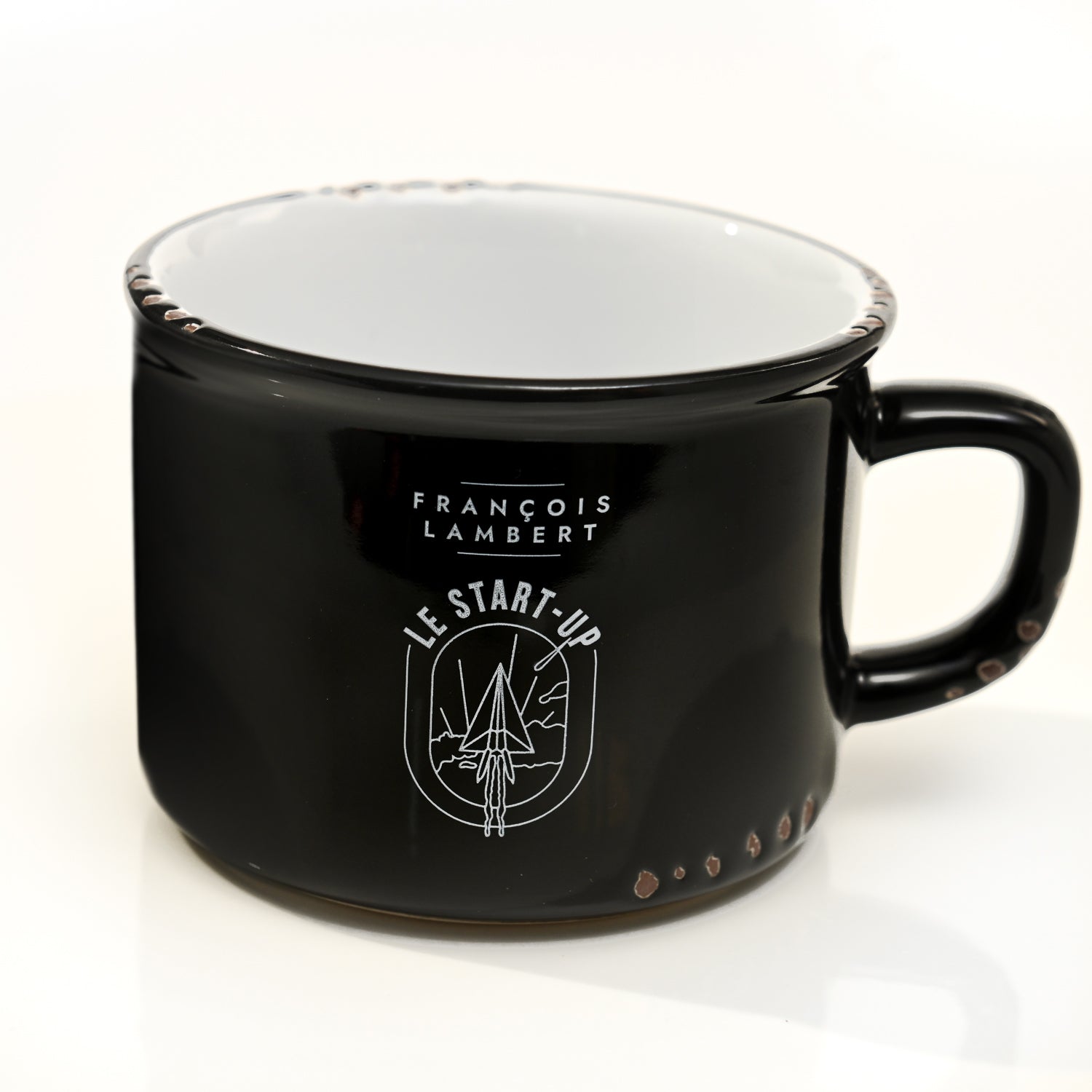 Tasse à café en émail,verre à thé fleuri standardisé pour boissons Tasse à café en émail,verre à thé fleuri standardisé pour boissons